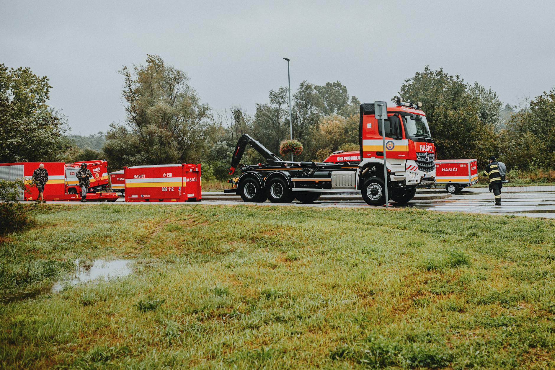Einsatz bei Starkregen — technische Hilfeleistung im Einsatz